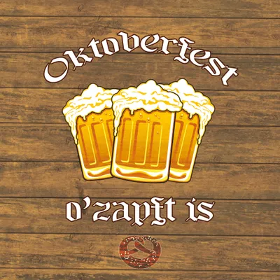 Obrázek produktu pro Pivo Art Print Picture - , O'Zapft Is (100 x 100 cm)