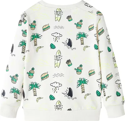 Produktbild von vidaXL Kinder-Sweatshirt Helles Ecru 128