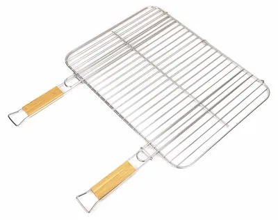 Image de Grille rectangulaire en acier chromé Somagic 51 x 38 cm