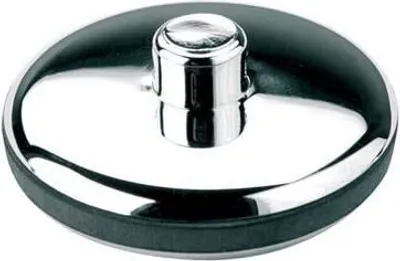 Produktbild von CP1 WaschbeckenstöpselVerchromter Stecker, Durchmesser 39 mm, mit Kettendichtung.