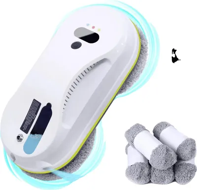 Obrázok produktu pre Robot na čistenie okien, ultrazvukový sprej, diaľkové ovládanie, 3800 Pa/sada, EÚ, áno
