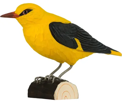 Produktbild von Wildlife Garden DecoBird Pirol handgeschnitzt