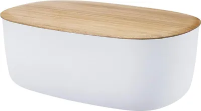 Image de Box-IT Boîte à pain blanche - Moderne et pratique | Boîte de rangement pour le pain