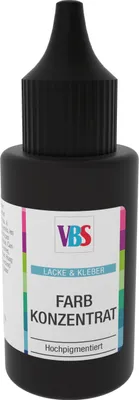 Produktbild von VBS Farbkonzentrat, 25 ml Schwarz