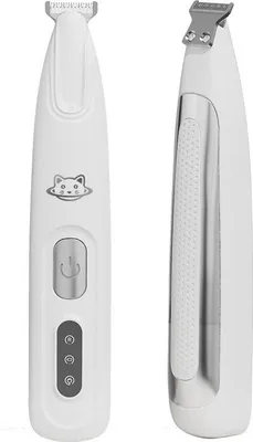 Image de INF Tondeuse Étanche pour Animaux: Rechargeable, Silencieuse, Facile à Nettoyer Blanc