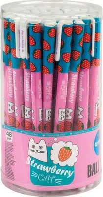 Immagine prodotto di Penna a sfera gatto fragola - blu