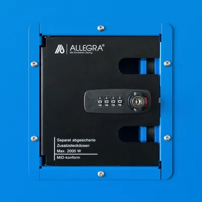 Produktbild von Seitenkanalverdichter S5 PH mit gekkufix Anschlussstutzen und geeichtem Stromverteiler