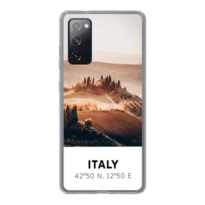 Produktbild von MuchoWow® Handyhülle Schutzhülle Hülle für Samsung Galaxy S20 FE Toskana - Italien - Sommer Silikon Softcase Handy Hülle - Abdeckung