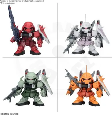 Immagine prodotto di Bb Senshi Zgmf Zaku Serie Set