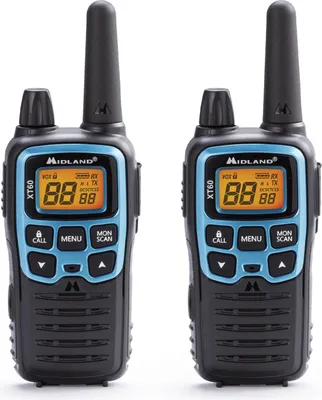 Immagine prodotto di Midland - Walkie Talkie XT60, Ricetrasmittenti Professionali Dual Band, 93 Canali - 69 Canali LPD/24 PMR446 Senza Licenza, 38 CTCSS/83 DCS, Copertura 10Km, Ricarica Rapida, Autonomia 12H e Accessori