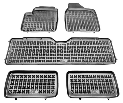 Immagine prodotto di MTM Tappetini Gomma per Seat Alhambra I 1995-08.2010 Design a Vaschetta, su Misura con Bordi Rialzati cod. 3D 5663