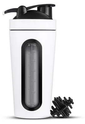 Immagine prodotto di Agitatore in acciaio inox, 700 ml - Bianco