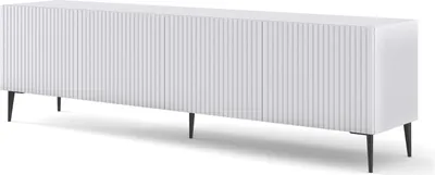 Obrázek produktu pro FURNLUX TV stolek Ravenna B White And Black 200cm / Hlavní barva: bílá / Rozměry: 200 x 56 x 42 cm
