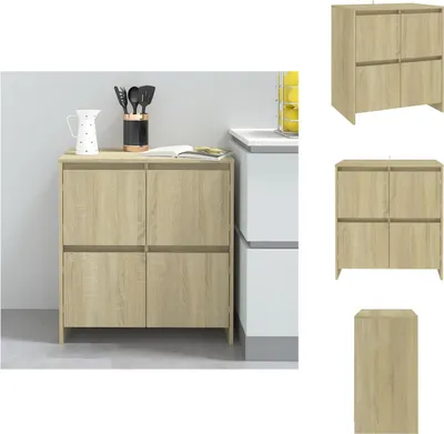 Image de vidaXL Sideboard Chêne Sonoma 70x41x75 cm Bois composite - Sideboards