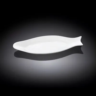 Produktbild von Wilmax Fischplatte 25.5 cm aus Porzellan Weiß WL-992007/A