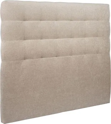 Produktbild von Kopfteil gepolstert - Gesteppt – Beigebrauner Stoff - 150 cm