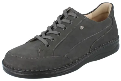 Produktbild von FINN COMFORT Falkland Herren Halbschuhe dunkelgrau Nubukleder - Größe: UK 11,5