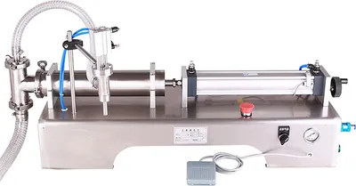 Produktbild von Füllmaschine Abfüllgerät 100-1000ml Pneumatische Selbstansaugend Flüssigkeitsfüllmaschine für Creme, Shampoo, Öl
