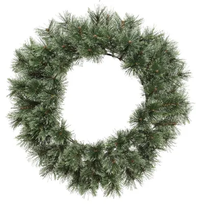 Productafbeelding van Kerstkrans Cashmere krans d63 cm groen Everlands