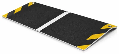 Obrázok produktu pre Rampa pre invalidné vozíky Wiltec, hliníková, 800 x 400 x 21 mm, rampa pre prahy dverí do výšky 66 mm, nosnosť 363 kg, protišmyková rampa pre invalidné vozíky a chodidlá