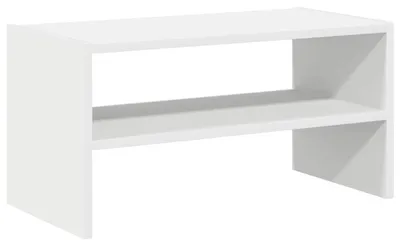Image de vidaXL Étagère à chaussures Empilable Blanc 60x30x30,5 cm