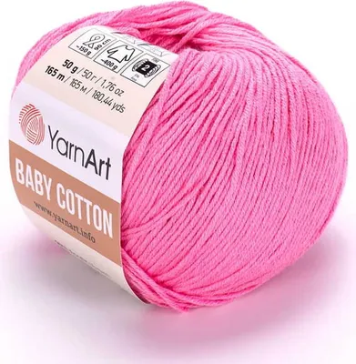 Zdjęcie produktu dla Włóczka YarnArt Baby Bawełna 414 / róż