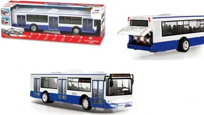 Obrázok produktu pre RAPPA Autobus, ktorý oznamuje zastávky v českom jazyku 28 cm modrý