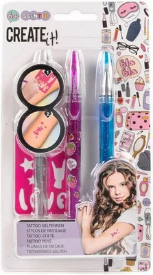 Zdjęcie produktu dla Create It! Pisaki do tatuażu, 3 szt., mix kolorów