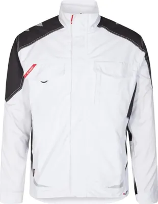 Produktbild von ENGEL Arbeitsjacke Galaxy 1810-254-379 Gr. 3XL weiss/anthrazit grau