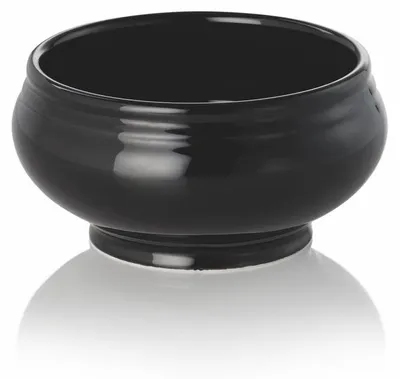 Produktbild von Terrine, 0,5 ltr., Ø 12,5 cm, schwarz glänzend, Porzellan