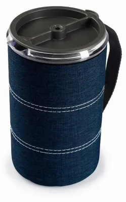 Zdjęcie produktu dla GSI Outdoors Javapress 30 oz (887 ml) - turystyczna kawiarka do kawy - blue