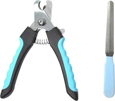 Immagine prodotto di Jumada's – Il miglior set di strumenti per la cura delle unghie degli animali – include forbici per unghie – tagliaunghie – lima – blu