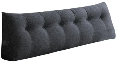 Productafbeelding van Driehoekig Leeskussen met Afneembare Hoes 180x50x20 cm