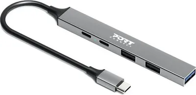 Image de PORT CONNECT Hub USB 5 Ports 3A + 1C + PD 100W - pour BtoC | PORT CONNECT