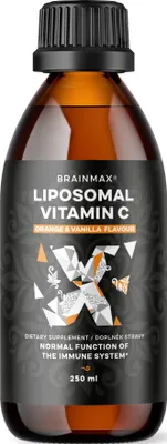 Zdjęcie produktu dla BrainMax Liquid Liposomal Vitamin C, Liposomalna witamina C, 250 ml