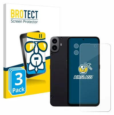 A product shot of a phone screen protector and its packaging.
