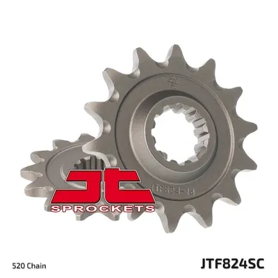 Produktbild von JTSPROCKETS Kettenritzel JTF824.13SC Vorne Chromstahl