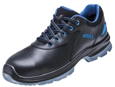 Produktbild von Atlas Sicherheitshalbschuh SL 64 S2 ESD SRC DGUV W10 Gr. 45 schwarz/royalblau