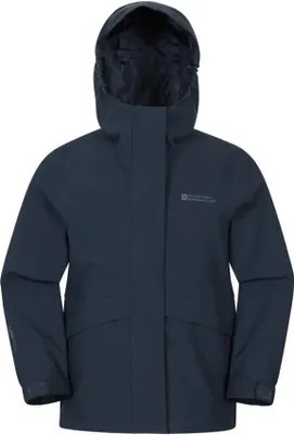 Produktbild von Mountain Warehouse - "April" Jacke, wasserfest für Kinder MW4999 (140) (Marine)