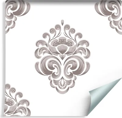 Zdjęcie produktu dla Tapeta Ozdoba Ścienna z modnym efektem 3D Barokowe Ornamenty Ozdobne WZORY Glamour