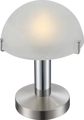 Produktbild von Globo Lighting Tischleuchte Metall verchromt, 1x E14 LED