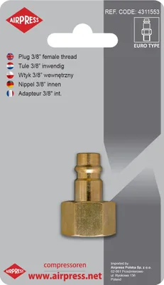 Productafbeelding van Snelkoppeling met 3/8" binnendraad - AP 4311553