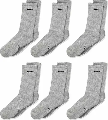 Produktbild von Nike Kids Un0019 Kurze Socken 6 Paare Grau EU 27-35 Grau EU 27-35
