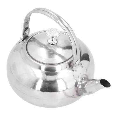 Zdjęcie produktu dla Czajnik do herbaty, stal nierdzewna, wykwintny imbryk, dzbanek do kawy z sitkiem do herbaty do domu, restauracji, 14 cm