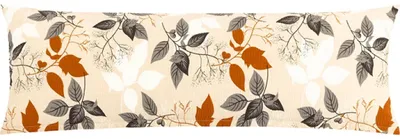 Obrázok produktu pre OBAL na relaxačný vankúš KREP - 50x145 cm - oranžová, sivá, béžová
