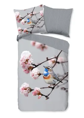 Produktbild von Duvet cover Pure 135x200 + 1* 80x80 cm - bluethroat bird