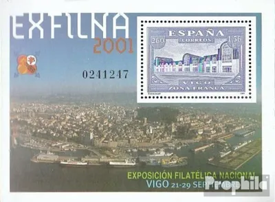 Produktbild von Briefmarken Spanien 2001 Mi Block98 (kompl.Ausg.) postfrisch Briefmarkenausstellung EXFILNA01