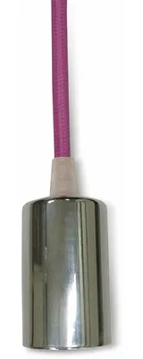 Obrázek produktu pro V-TAC závěsné svítidlo VT-7338-RR (3792) chrom/růžové, kulaté, E27, 100 cm