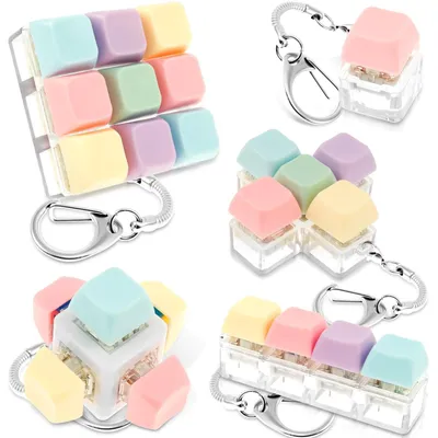 Immagine prodotto di Tastiera antistress giocattolo - Set di 5 portachiavi
