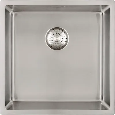 Produktbild von Solido 3D-Spüle CAPP50R10 Edelstahl Spülbecken - Integral-Siebkorbüberlaufventil - 540x440mm